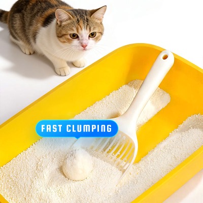 Ultra-Absorbent Bentonite Cat Litter, Premium Hard-Clumping Mineral Kitty Litter, Odor Lock Low-Trac