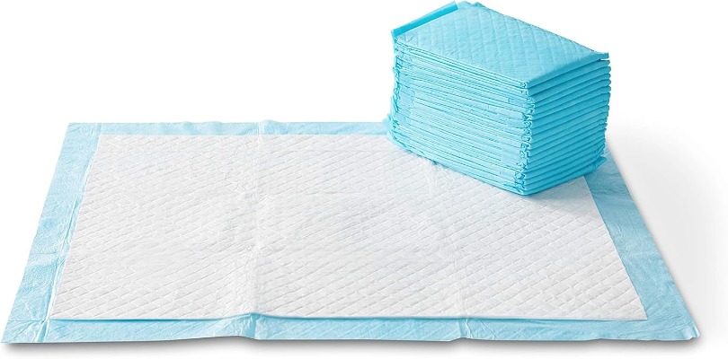 Heavy-Duty Pet Pee Pads, Disposable Blue Puppy Training Potty Underpads for Dogs Cats Rabbits